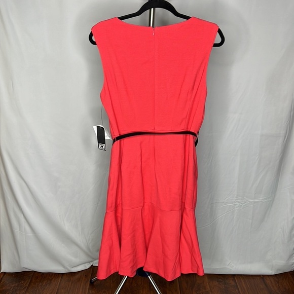 NWT  Liz Claiborne sleeveless belted dress - Picture 2 of 11